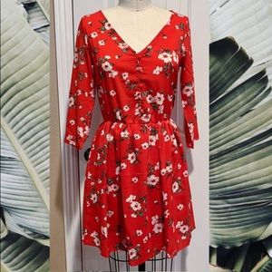 ❤️Nasty Gal Red Sun Dress❤️